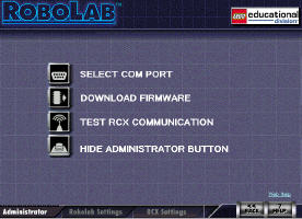 RoboLab Options